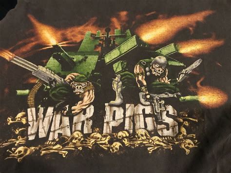 Rare Black Sabbath War Pigs Tour Shirt Size M/L Rock … - Gem