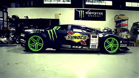 Monster Energy: World's First Lamborghini Drift Car - YouTube