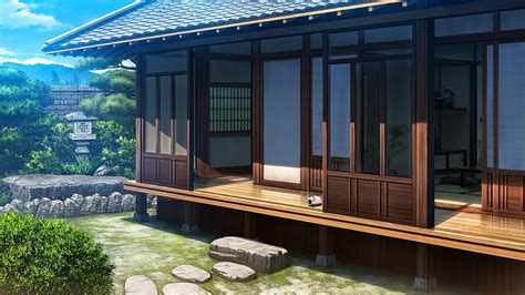 1366x768px, 720P free download | Japanese House, art, japan, house ...