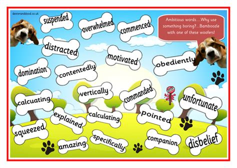 Ambitious vocabulary word mat | Teaching Resources