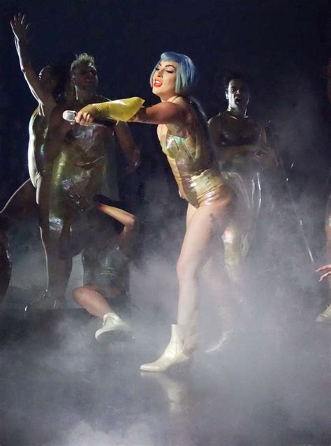 Lady Gaga - Performingat the Park Theater in Las Vegas-09 | GotCeleb