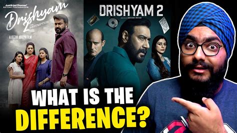 Drishyam 2 - Original vs Hindi Remake Comparison - YouTube