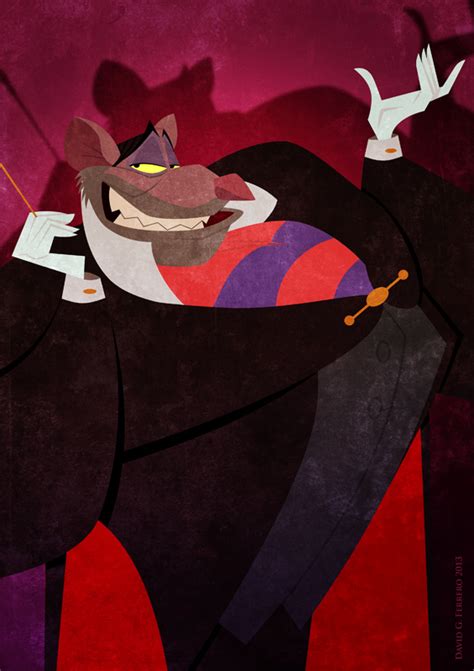 Professor Ratigan by DavidGFerrero on DeviantArt