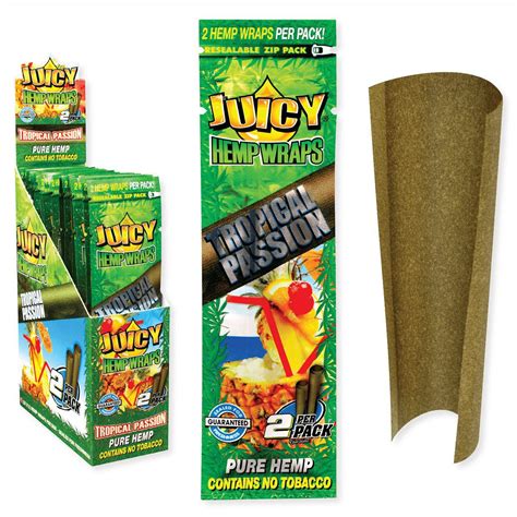 Buy JUICY JAY'S Hemp Wraps Tropical Passion | The Green Ace