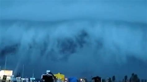 Massive ‘shelf cloud’ formation spotted in Haridwar - The Hindu