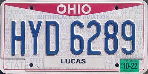 OHIO PRIDE LICENSE PLATE