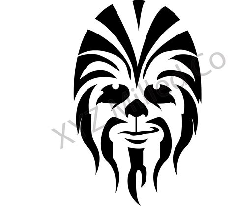 Chewie Wookie SVG Cricut, Silhouette, Vinyl, Car Sticker MTFBWY - Etsy