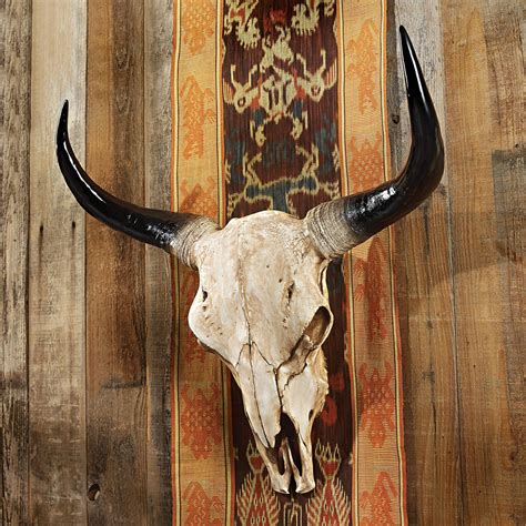 Design Toscano Long Horn Steer Wall Trophy | Wall sculpture art, Design ...