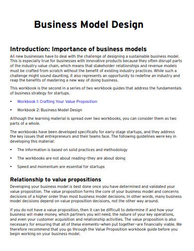 Business Model Examples, Format, How to Create, PDF