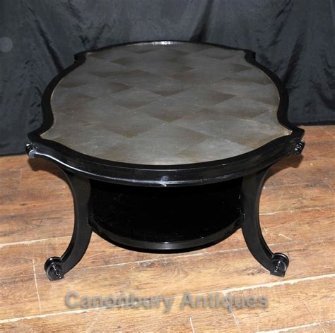 Regency Black Lacquer Coffee Table Furniture Interiors