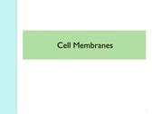 2.4 cell membranes notes | PDF