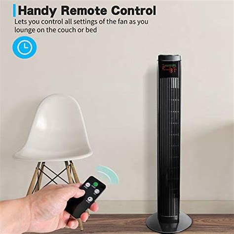 Electric Tower Fan with Remote Control -32inch – Simple Deluxe