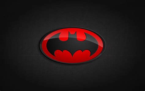 Black and Red Batman Logo - LogoDix