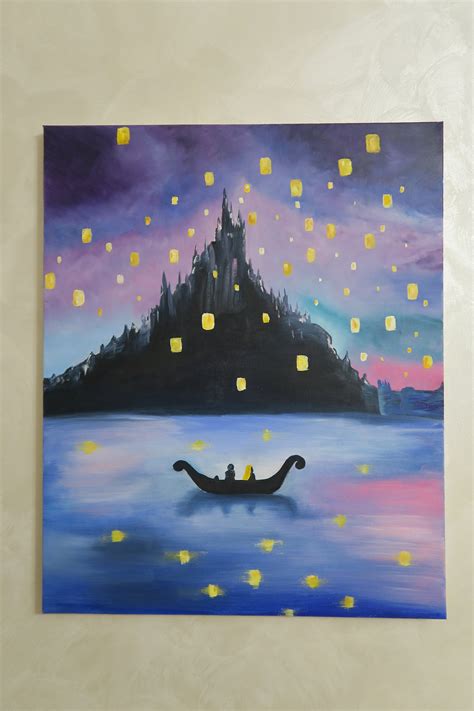 Tangled Rapunzel Painting