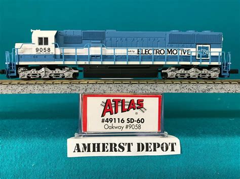 N Scale - Atlas - 49116 - Locomotive, Diesel, EMD SD60 - Oakway Leasing ...