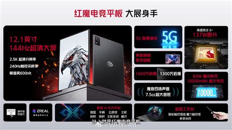 Red Magic Gaming Tablet Released | 12-inch 144 Hz Display