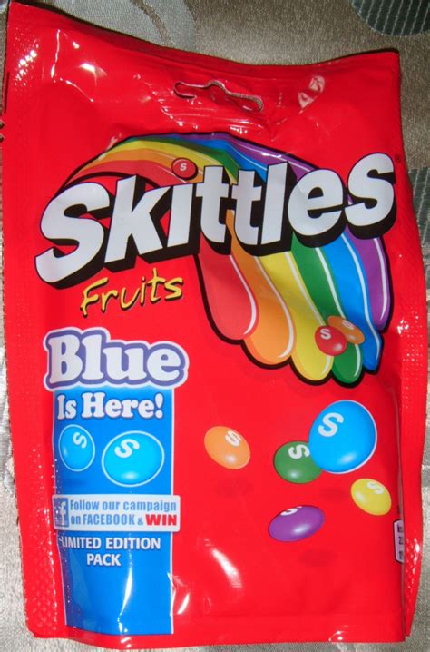 FOODSTUFF FINDS: Skittles Fruits: Blue Is Here [Limited Edition] (Sainsbury’s) [By @cinabar]