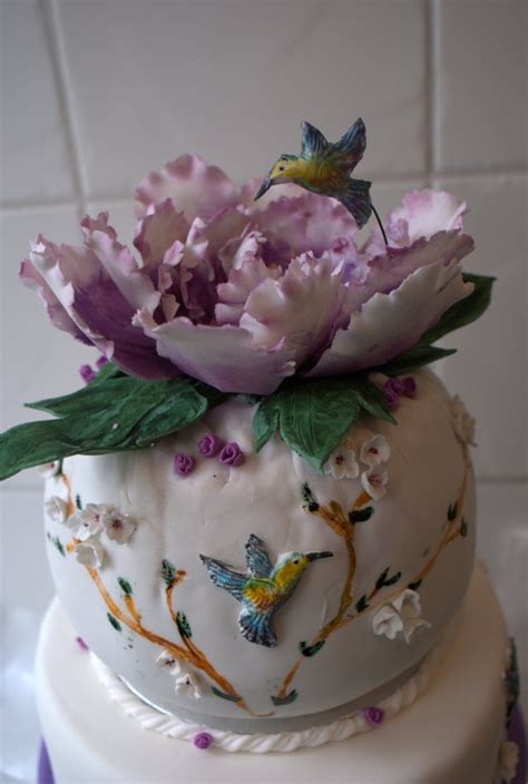 Hummingbird Cake Inspired By Colette Peters - CakeCentral.com