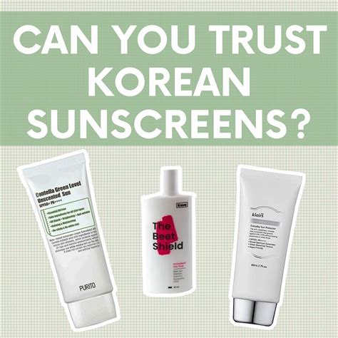 Are Korean Sunscreens and Korean Brands Trustworthy? — ANNAYTIME