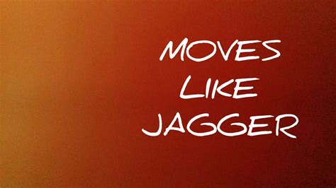 MOVES LIKE JAGGER ( COVER ) - YouTube