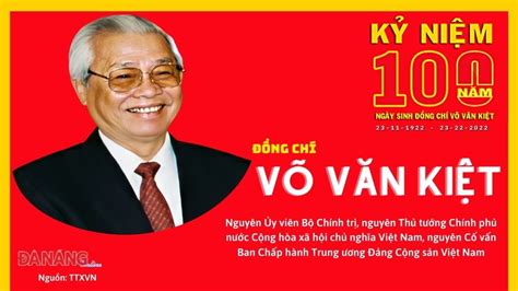 Tiểu sử Thủ tướng Võ Văn Kiệt - Đà Nẵng Online