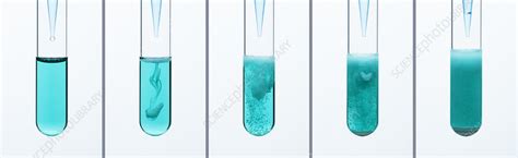 Lead (II) sulphate precipitate - Stock Image - C030/7141 - Science Photo Library