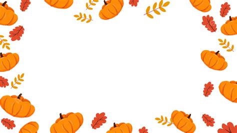 Autumn Border Golden Pumpkin Leaves, Fall, Pumpkin, Autumn PNG Transparent Clipart Image and PSD ...