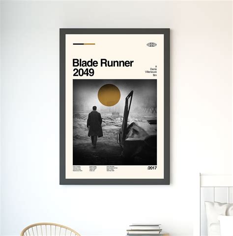 Blade Runner Poster Blade Runner Print Retro Movie Poster - Etsy