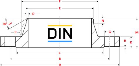 Dimensions Welding Neck flanges (Vorschweiss-Flansche) Type 11 ...