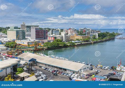 Suva, Fiji. Busy Central Bus Station In Suva City Center Downtown Full Of Hurrying Passengers ...