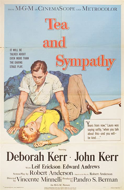 Tea and Sympathy 1956 U.S. One Sheet Poster - Posteritati Movie Poster ...