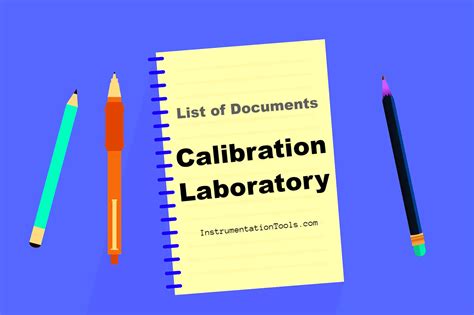List of Documents Required for Testing and Calibration Laboratories