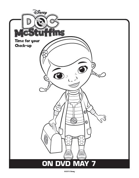 Free Doc Mcstuffins Coloring Pages To Print