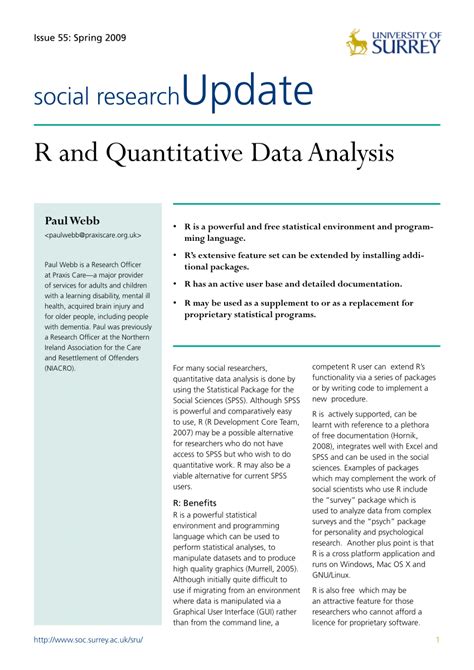 (PDF) Quantitative Data Analysis