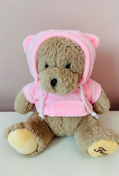 Famous Amos brown Bear, Hobbies & Toys, Toys & Games on Carousell