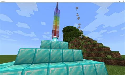 How to easily build a beacon in Minecraft