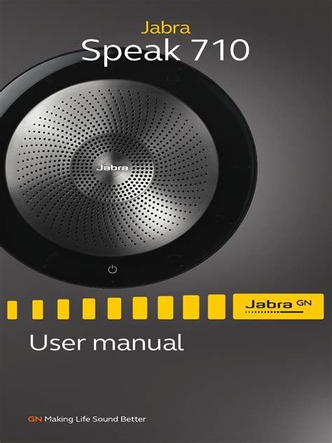 Jabra Speak 710 User Manual RevB En | Bluetooth | Usb