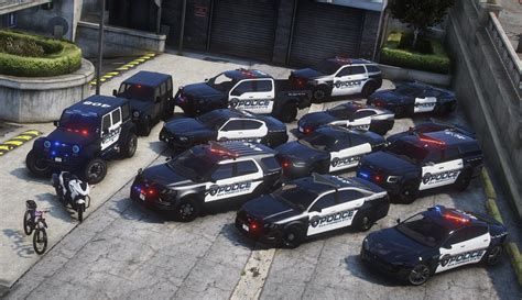 Fivem 15 Police Vanilla Car Pack Fivem Ready Optimized Low Poly ...