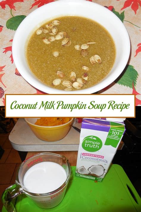 Coconut Milk Pumpkin Soup Recipe