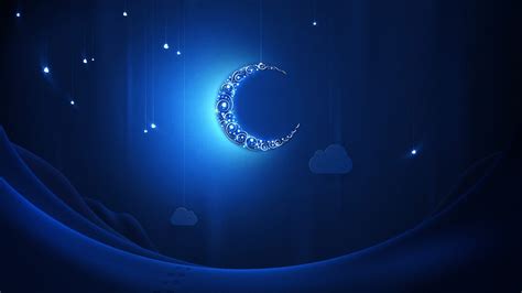 Wallpaper : bulan sabit, cahaya, berkilau, neon 1920x1080 - wallup ...