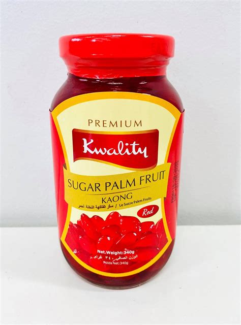 Kwality Sugar Palm Fruit (Kaong) RED 340g - Manila Grocers