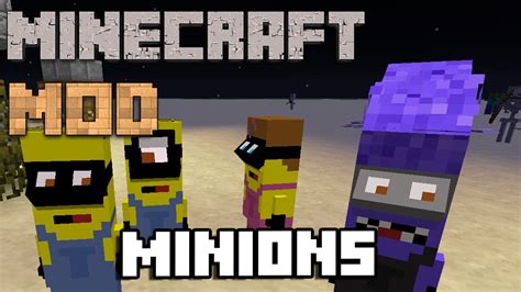 Despicable Me Minions in Minecraft - Thinknoodles Mod - Minecraft Mod 1.8 ITA - YouTube