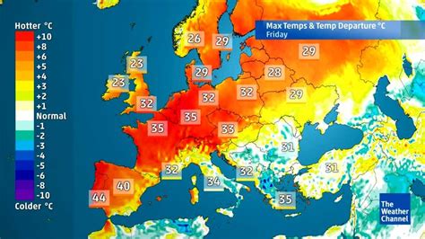 How hot is it going to get in Europe this weekend? - Videos from The ...