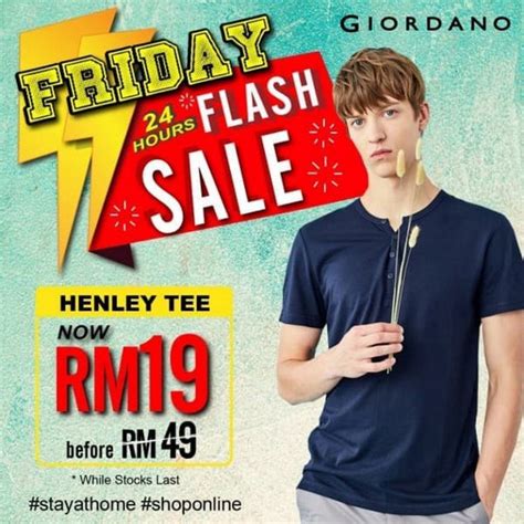 1 May 2020: Giordano Friday Flash Sale - EverydayOnSales.com