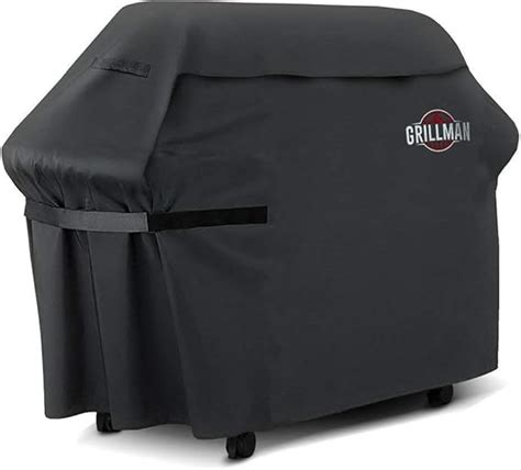 Grillman Premium BBQ Grill, Heavy-Duty Barbecue Cover for Weber, Brinkmann, Char Broil etc. Rip ...