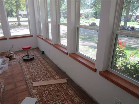 Window sills installed | Windows, Home remodeling, House