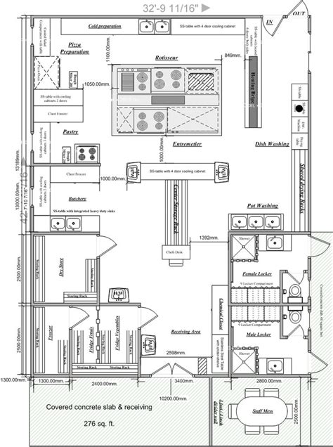 Fine Dining Restaurant Kitchen Layout