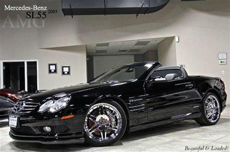 Find used 2005 Mercedes Benz SL55 AMG Convertible BLACK Carbon Fiber KOMPRESSOR Loaded WOW in ...