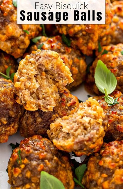 Easy Bisquick Sausage Balls Recipe