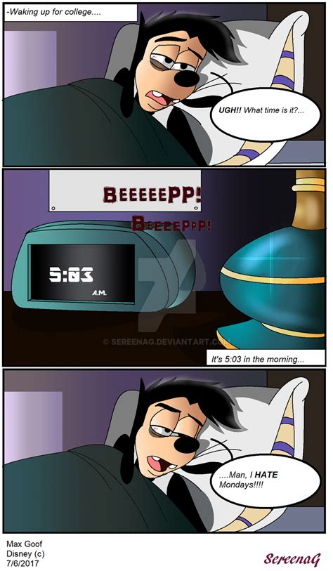 Goofy and Max Show: Waking up (Colored) by SereenaG on DeviantArt